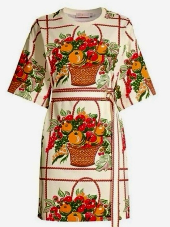 Tory Burch Dresses & Skirts - Tory Burch Fruit Basket Cotton Dress XS